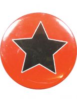 Button Stern schwarz