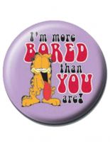 2 Button Garfield lila