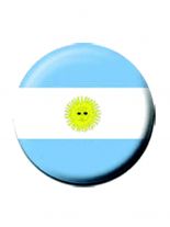2 Button Fahne Argentinien