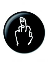 2 Button Fuck off schwarz