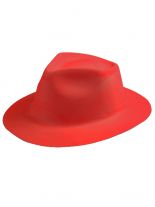 Partyhut Fedora rot