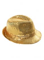 Clubstyle Party Hut gold mit Pailletten