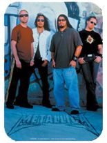 3 Aufkleber Metallica Photo