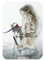 3 Aufkleber Luis Royo