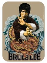 3 Aufkleber Bruce Lee Dragons