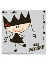 3 Aufkleber Ugly Little Bitch Wendy Ass
