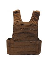 Weste mit Futter Molle coyote tan mit Modular System