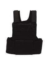 Weste mit Futter Molle schwarz mit Modular System