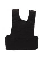 Weste mit Futter Molle schwarz mit Modular System
