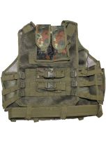 Einsatzweste USMC mit Koppel flecktarn