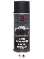 Militär Lack Spraydose schwarz matt
