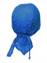 Bandana Cap Kinder blau uni