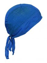 Bandana Cap Kinder blau uni