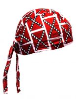 Bandana Cap Kinder rot weiß