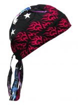 Bandana Cap Tattoo Design rot
