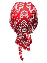 Bandana Cap Kinder Old school rot weiß