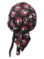 Bandana Cap Kinder flammen Totenköpfe