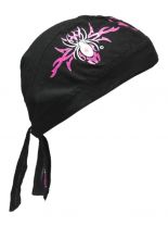 Bandana Cap Kinder Spinne pink