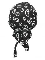 Bandana Cap Kinder Peace schwarz