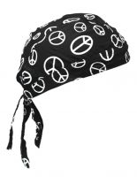 Bandana Cap Kinder Peace schwarz