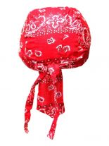 Bandana Cap Kinder Old School weiß rot