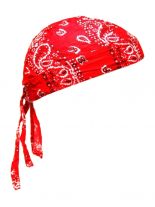 Bandana Cap Kinder Old School weiß rot