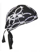 Bandana Cap Kinder Stacheldraht schwarz