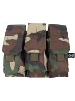 Magazintasche dreifach MOLLE Modular System woodland