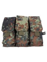 Magazintasche dreifach MOLLE Modular System flecktarn