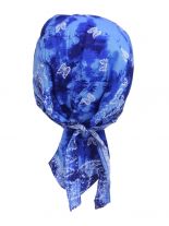 Bandana Cap Old School blau Batik