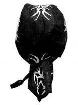Bandana Cap Kinder Tribal schwarz weiß