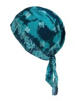 Bandana Cap Old school türkis Batik