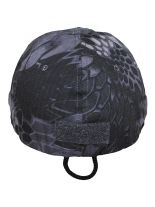 Baseball Einsatz Cap snake black mit Klett