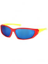 Kinder Sonnenbrille rot gelb verspiegelt