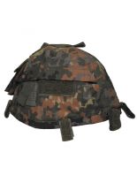 Helmbezug mit Taschen verstellbar flecktarn