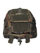 Helmbezug mit Taschen verstellbar flecktarn