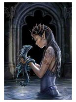 Anne Stokes Poster Fahne Dragon