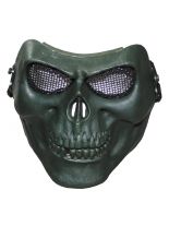 Gitter Schutzmaske Skull oliv