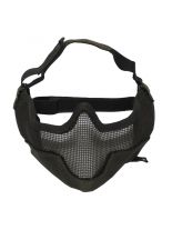 Halbschutz Gesichtsmaske oliv mit Gitter