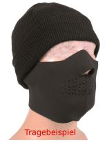 Neopren Gesichtsschutz Maske schwarz