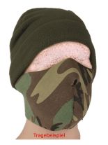 Neopren Gesichtsschutz Maske schwarz woodland wendbar