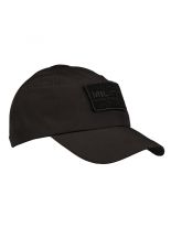 Softshell Baseball Cap schwarz mit Klett