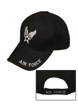 Baseball Cap Air Force schwarz