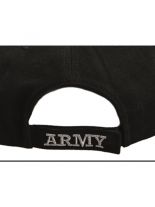 Baseball Cap Army schwarz