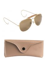 Pilotenbrille U.S. Air Force braun
