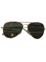 US Pilotenbrille schwarz