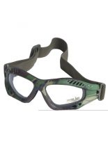 Biker Commando Schutzbrille woodland klar