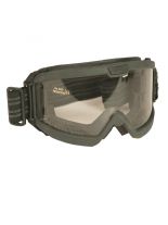 Schutzbrille mit 2 Wechselgläsern ANSI EN 166 oliv
