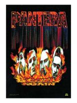 Pantera Poster Fahne Faces