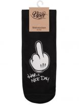 Sneaker Socken bedruckt have a nice day